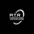 ATR letter logo creative design with vector graphic,