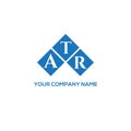 ATR letter logo design on white background. ATR creative initials letter logo concept. ATR letter design