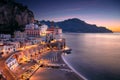 Atrani, Amalfi Coast, Italy. Royalty Free Stock Photo