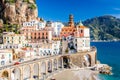 Atrani, Italy along the beautiful Amalfi Coast Royalty Free Stock Photo