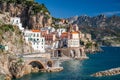Atrani, Italy on the Amalfi Coast Royalty Free Stock Photo
