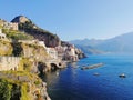 Atrani, Italy. Amalfi Coast. Royalty Free Stock Photo