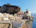 Atrani, Italy. Amalfi Coast. Royalty Free Stock Photo