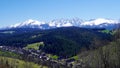 atras national park, mountains in snow, mountain landscape, zakopane travel, high tatras, city in the mountains