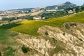 Atri Natural Park (Italy), landscape at summer Royalty Free Stock Photo