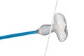 Atrial Septal Defekt. Devices for invasive cardiology procedures. Device for atrial septal defect closure on a white background