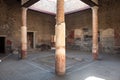 Atrium of Roman Villa San Marco in Stabiae Royalty Free Stock Photo