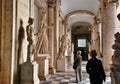 People in Capitoline Museum in Rome Royalty Free Stock Photo
