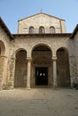Atrium of Euphrasian basilica, Porec, Istria, Croatia Royalty Free Stock Photo