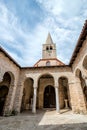 Atrium of Euphrasian basilica, Porec, Istria, Croatia