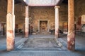 Atrium of Roman Villa San Marco in Stabiae Royalty Free Stock Photo