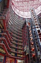 The atrium and the skylight of James R. Thompson Center, Chicago, Illinois, USA Royalty Free Stock Photo