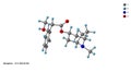 Atropine C17H23NO3 Molecular Structure 3D Diagram