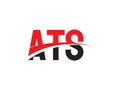 ATS Letter Initial Logo Design Vector Illustration Royalty Free Stock Photo