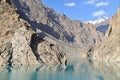 Attabad Lake in Gojal Region, Hunza, Pakistan Royalty Free Stock Photo