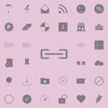 attach file sign icons. Simple Sign Of Add Person Button icon. web icons universal set for web and mobile Royalty Free Stock Photo