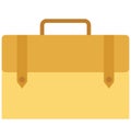 Attache Case Color Isolated Vector Icon that can be easily modified or edit