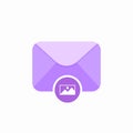 Attachment email envelope image mail photo icon
