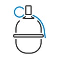 Attack Grenade Icon Royalty Free Stock Photo