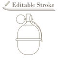 Attack Grenade Icon Royalty Free Stock Photo