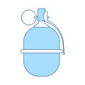 Attack Grenade Icon Royalty Free Stock Photo