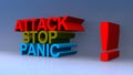 Attack stop panic on blue