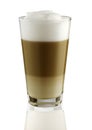 Atte macchiato coffee glass