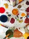 Attempts matching paint Royalty Free Stock Photo