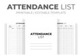 Attendance List KDP Interior