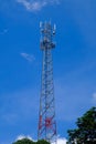 Attenna Tower with blue sky Royalty Free Stock Photo