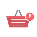 Attention basket buy shop shopping icon