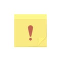 Attention comment message note task icon