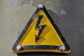Attention danger electricity power sign