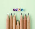 Attention Deficit Hyperactivity Disorder or ADHD concept