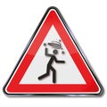 Attention drunks and dizziness Royalty Free Stock Photo