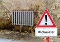Attention Flood Shield Heating in german