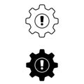 Attention icon vector set. danger illustration sign collection. warning symbol.