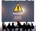 Attention Notice Warning Scrutiny Error Concept Royalty Free Stock Photo