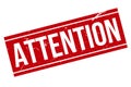 Attention Rubber Stamp. Attention Rubber Grunge Stamp Seal Vector Illustration - Vector Royalty Free Stock Photo