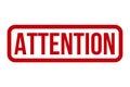 Attention Rubber Stamp. Attention Stamp Seal Ã¢â¬â Vector Royalty Free Stock Photo