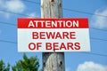 Attention sign