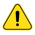 Attention sign, caution alarm Royalty Free Stock Photo