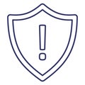 Attention sign, emergency notification Vector Icon which can easily modify or edit