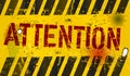 Attention sign Royalty Free Stock Photo