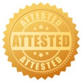 Attested gold vector seal