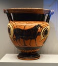 Attic Black-Figure Column Krater - J. Paul Getty Museum, Getty Villa Malibu, California, USA