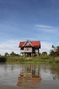 An attic on Khone Island