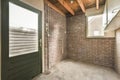 Empty attic room with storage Royalty Free Stock Photo