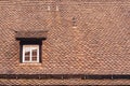 Attic window and roof Royalty Free Stock Photo