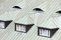 Attic window. Roof window Royalty Free Stock Photo